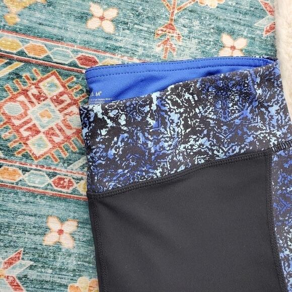 Gaiam Blue Black Legging Small - Picture 2 of 6